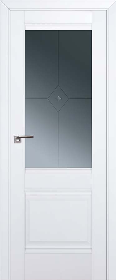 Profil Doors 2U графит узор с проз.фьюзингом Аляска
